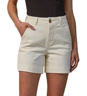 NEW Mica Sz 4-6 (XS) white High‎ Waist Denim Shorts Ivory NWT thumbnail 1