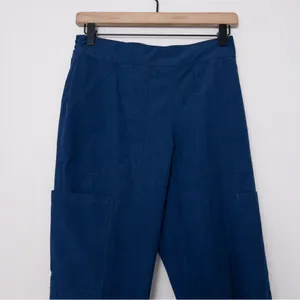 Jaanuu Stat Skinny Cargo Scrub Pant S Heathered Navy Tapered Pockets thumbnail 7