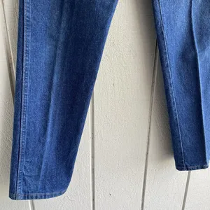 Wrangler Women’s 7/8 Vintage 90s‎ Made in USA Blue Jeans Cowboy Cut Original Fit thumbnail 10