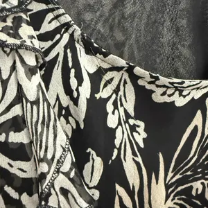 New York City Design‎ Co. VTG Y2K 100% Silk dark romantic Floral Blouse Size thumbnail 8