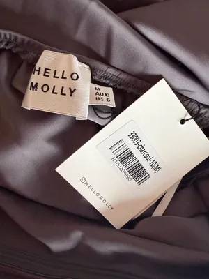NWT Hello Molly Charcoal Gray Strapless Maxi Dress thumbnail 6