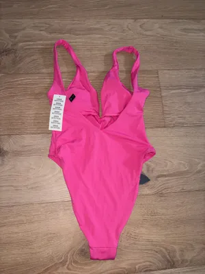 brand new urban outfitter pink one piece swimsuit small with tags thumbnail 5