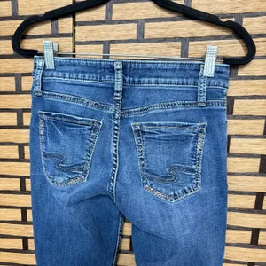 Silver Jeans Suki Straight‎ Leg Jeans Size 25W/32L thumbnail 6