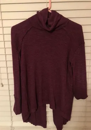 Open Back Turtle Neck Sweater thumbnail 1
