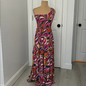 Anthropologie Abel The Label Kelissa One Shoulder Maxi Dress thumbnail 3