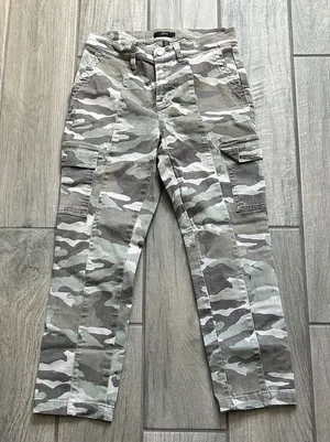 J. Crew Camouflage Pants in Green and Gray thumbnail 1