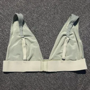 Skims Rib Plunge Bralette Size XL Mineral Green *SEE MEASUREMENTS* thumbnail 2