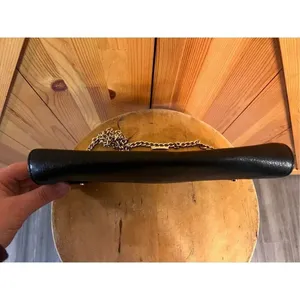 Michael Kors black leather chain purse (7838) thumbnail 6