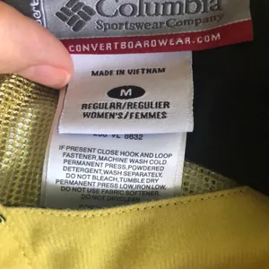 Columbia Women’s Convert Snowboard Snow Pants Black Size M Waterproof Breathable thumbnail 8
