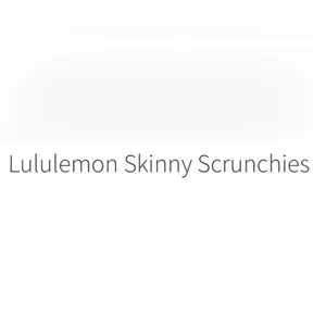 2 Lululemon Skinny Scrunchies Kelly Green and Coral Kiss NWOT thumbnail 4