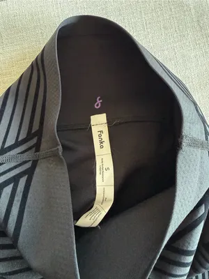 Fanka Body Sculpt Resistance Leggings Black High Rise Size Small thumbnail 9