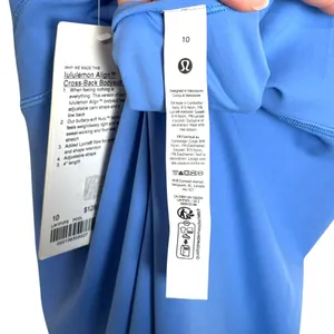 Lululemon Align Cross-Back Bodysuit 4" Pool Party thumbnail 8