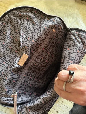 Stella & Dot ‘Crush It’ Black Quilted Backpack with Rose Gold Hardware NWOT thumbnail 8