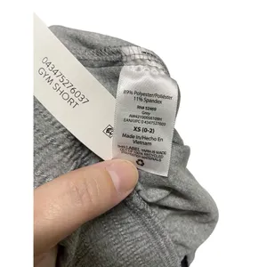 5/$35 Athletic Works Womens‎ Shorts Sz XS 0 2 Gray New Drawstring Knit thumbnail 4
