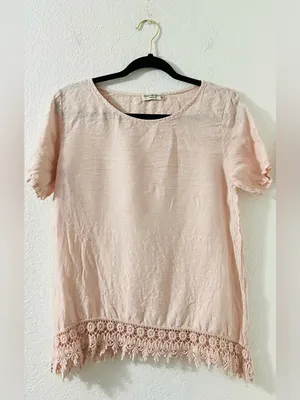 Trezo Millennio Linen Top Pink Size M thumbnail 2