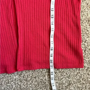 Old Navy Pink Ribbed Cardigan Single Button XL Valentine’s Day Casual thumbnail 5