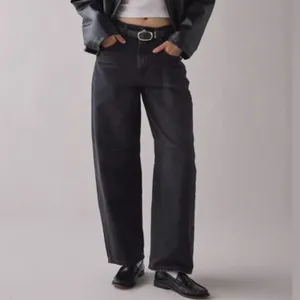 BDG Urban Outfitters Logan Barrel High Waist Baggy Wide Leg Jeans Black Sze 31W thumbnail 16