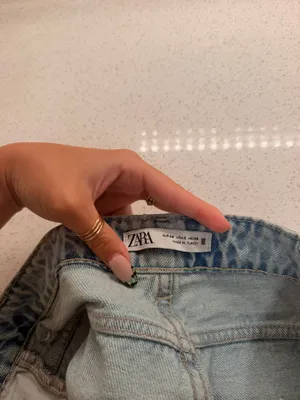 ZARA Jeans Straight-Leg Light Wash thumbnail 4