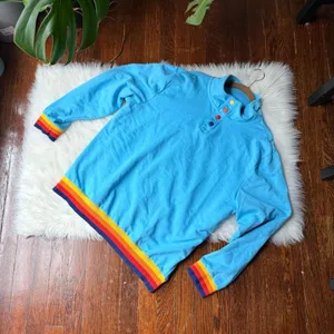 ALDI Blue pop over top Quarter Button Size L thumbnail 5