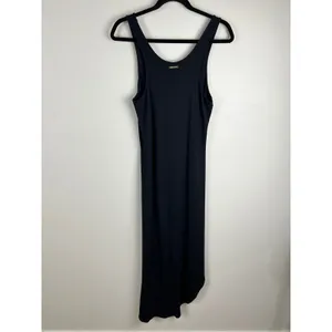 Michael Kors Black Asymmetric High-Low Maxi Tank Dress Small thumbnail 14