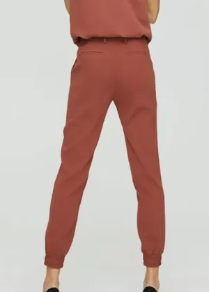 Aritzia Babaton Wade Jogger Slim Dress Pants Cider Gold thumbnail 2
