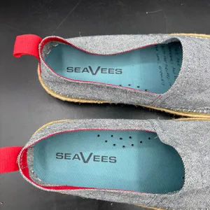 SeeVees Womens Avalon A Line‎ Espadrille Shoes Round Toe Blue White Red Size 10 thumbnail 3