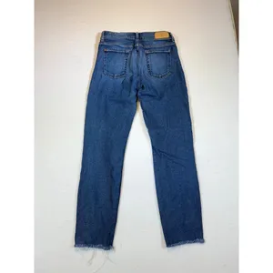 7 For All Mankind Roxanne Ankle Jeans Women Size 26 Blue Denim Frayed Hem thumbnail 3