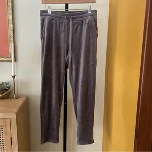 UGG Haydn Jogger‎ Velour Pants Drawstring Pull On Elastic Stretch Purple Size S thumbnail 4