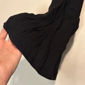 O’Neill- NWT “Bryan” Black Sheer Wide Leg Bell Sleeves Jumpsuit Coverup- Size S thumbnail 6