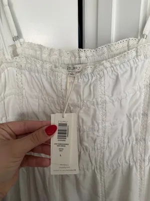Z Supply‎ Dani Embroidered Midi Dress New NWT White thumbnail 4