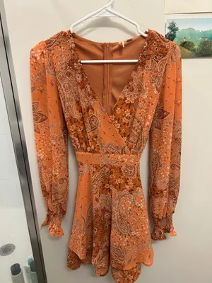 Von Maur Paisley V-Neck Dress thumbnail 1
