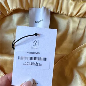 NWT Reformation Alleia Satin Top thumbnail 5