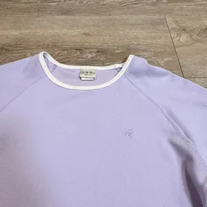 So Sporty Lavender Pullover‎ Long Sleeve Top Women Medium M Made in USA thumbnail 3