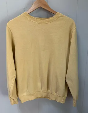 John Galt Light Yellow Pullover Sweatshirt thumbnail 1