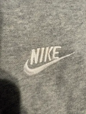 Grey Nike kids boys cuffed sweatpants thumbnail 4