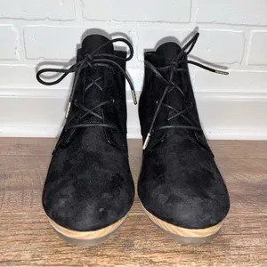 Dr. Scholls Ceelia Black Chukka Wedge Booties thumbnail 12
