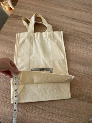 Authentic Gucci Logo Canvas Dust Tote Bag small 13.5 x 10.5 inches thumbnail 7