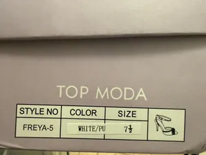 Top Moda white heels thumbnail 3