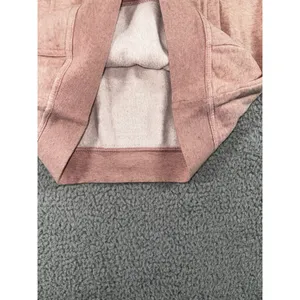 Nike Hoodie Women XS High Neck Pink Heathered‎ Pullover thumbnail 5