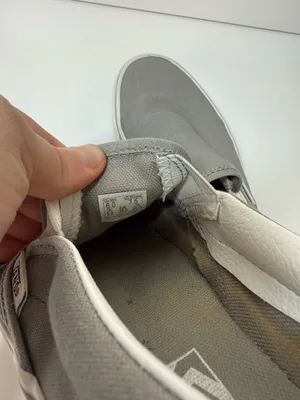 Vans Asher Charcoal Gray Slip On Classic Sneakers thumbnail 8