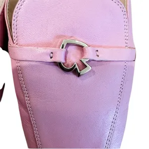 Kate Spade pink leather mules thumbnail 4