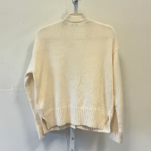 NWT The Drop Brigitte Whisper White Chunky Button Front Cardigan Sweater XS thumbnail 2