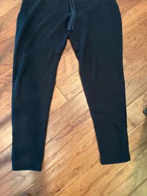Alo Black Jogger Pocket Zip Sweatpants Size Small thumbnail 2