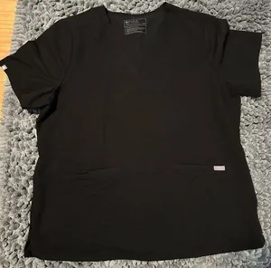 FIGS women scrub top black XXL thumbnail 1