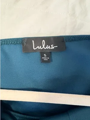 Lulus Teal Blue Mini Dress thumbnail 4