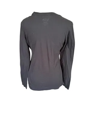NFL Team Apparel women's Steelers football black long sleeve crewneck t-shirt M thumbnail 4