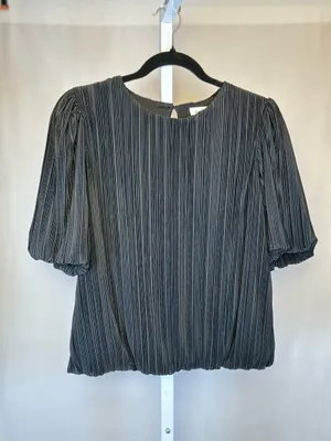 Evereve Top Black Volume Sleeve thumbnail 1