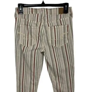 American Eagle Jeggings Jeans‎ 4 Striped Stretch High Rise Casual Chic thumbnail 6