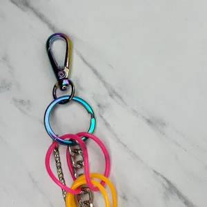 Rainbow Multi Strand Chain Pants Chain Wallet Chain 19" Chunky ✨ thumbnail 2