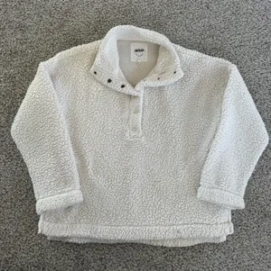 Aerie Cloud Sherpa Oversized Pullover Size XS thumbnail 2